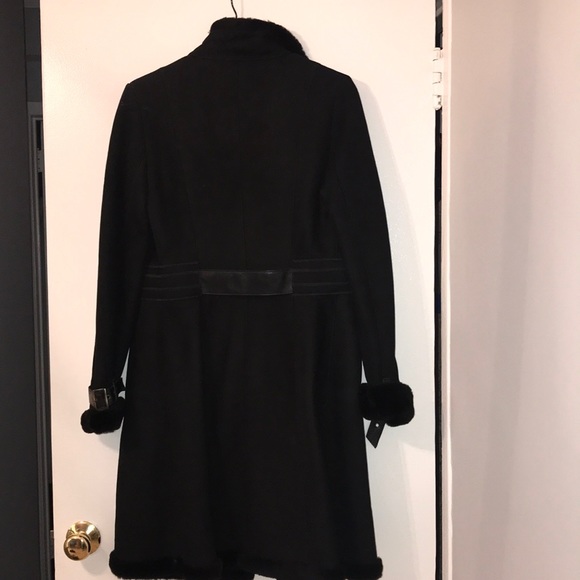 Leather and suede coat - Picture 5 of 6